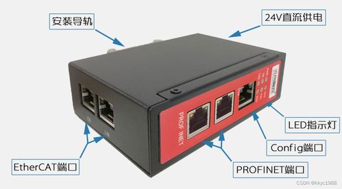 EtherCAT主站转Profinet网关及相关电源设备与模块解析